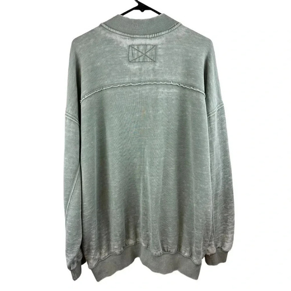 Free People Robby Bomber / Washed Army M - Picture 9 of 16